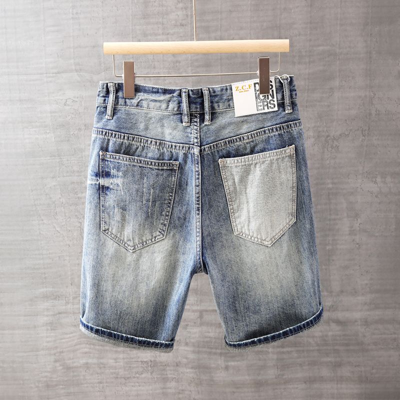 Pantaloni jeans corti da uomo  - Men'S Fashion Overalls recensione e prezzo