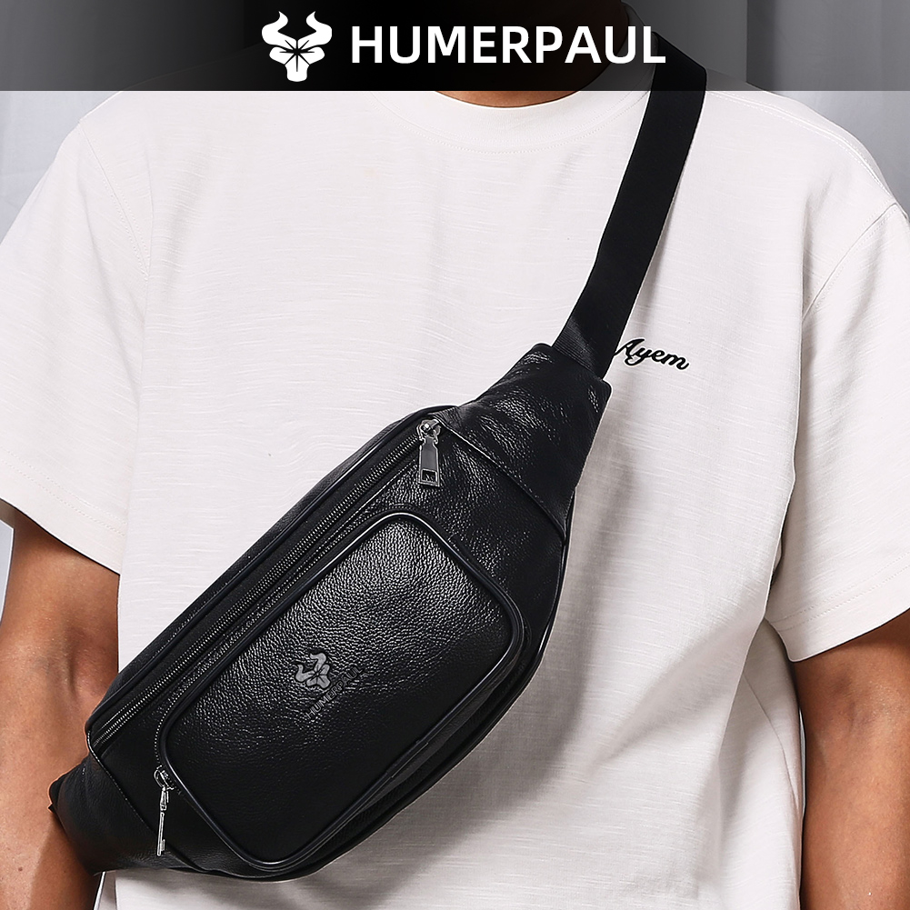 HUMERPAUL Marsupio da Uomo in  - Leather Belt Braided recensione e prezzo