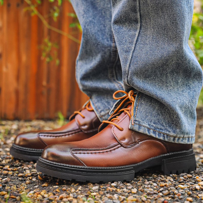 Scarpe da Uomo di Design alla  - Mens Fashion Combat Boots recensione e prezzo