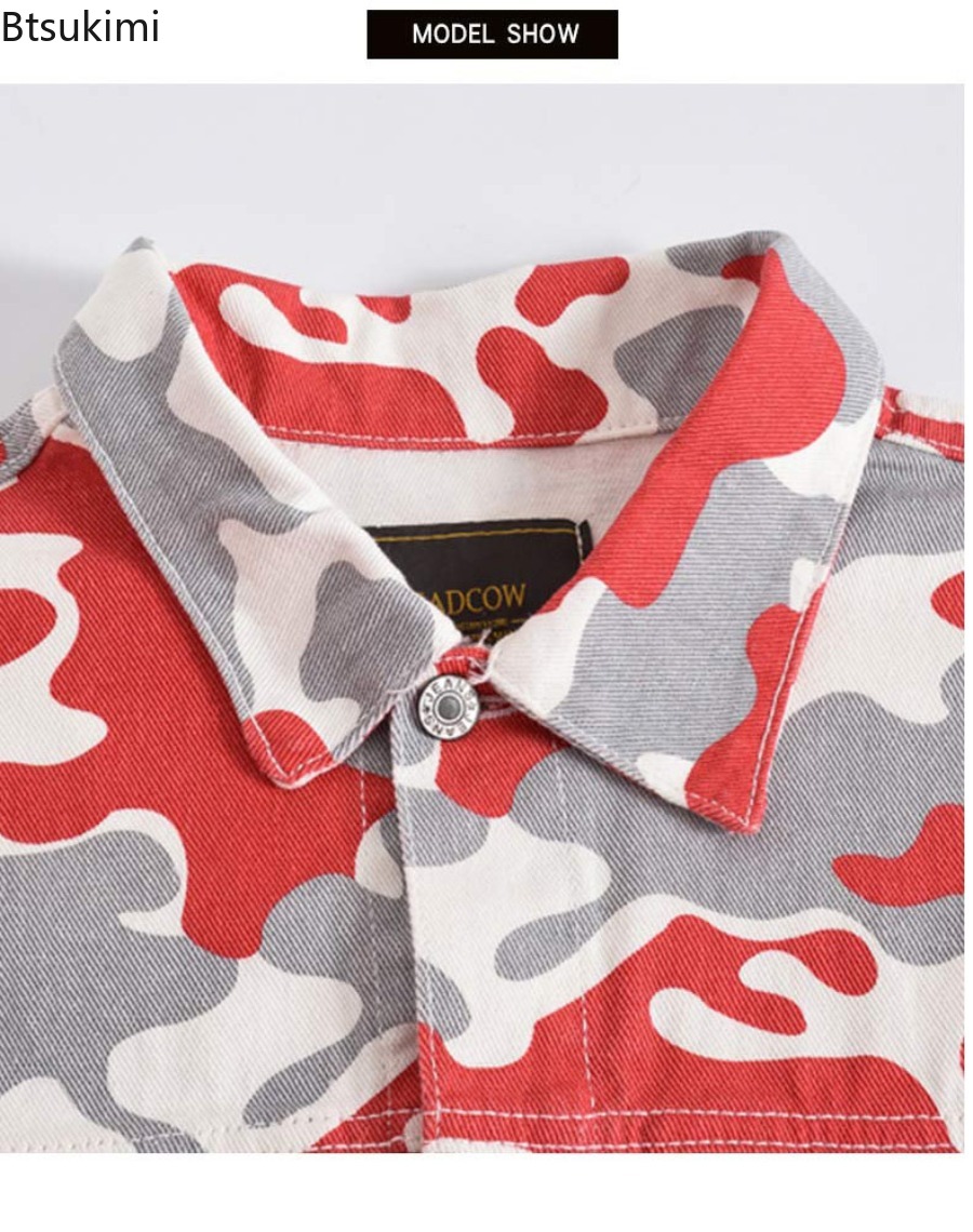 Primavera Autunno Moda uomo Gi - Mens Fashion Denim Jacket recensione e prezzo