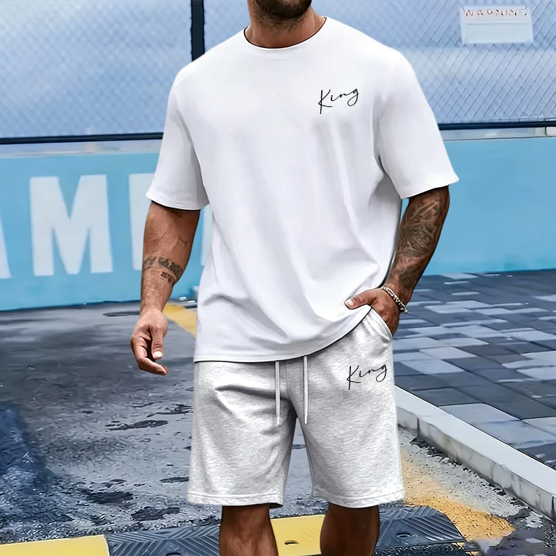 Set da uomo King Letter, t-shi - Men Fashion King recensione e prezzo