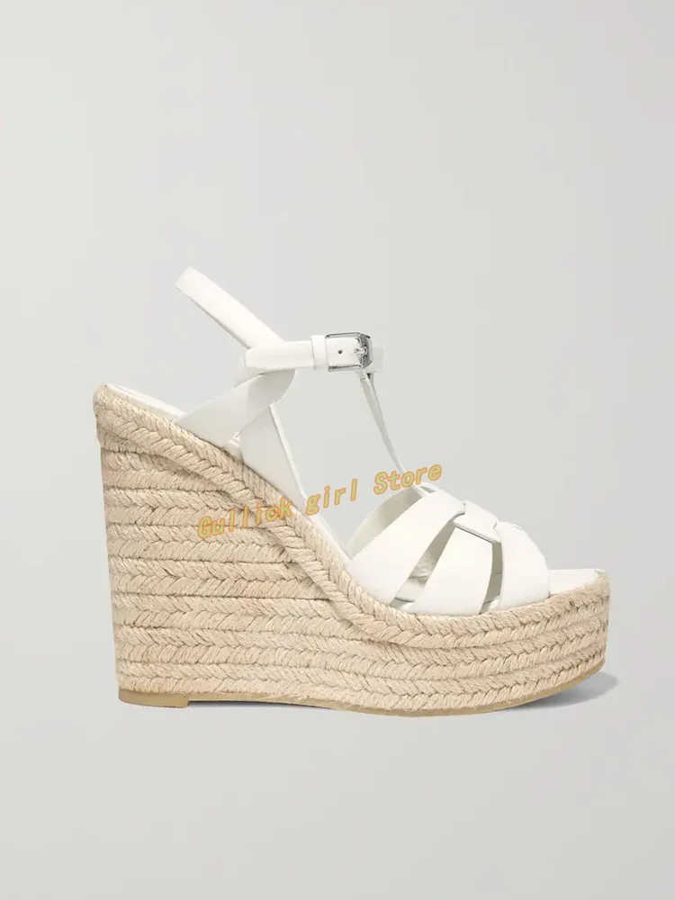 Zeppe Platform Braid Sandals T - Leather Belt Braided recensione e prezzo