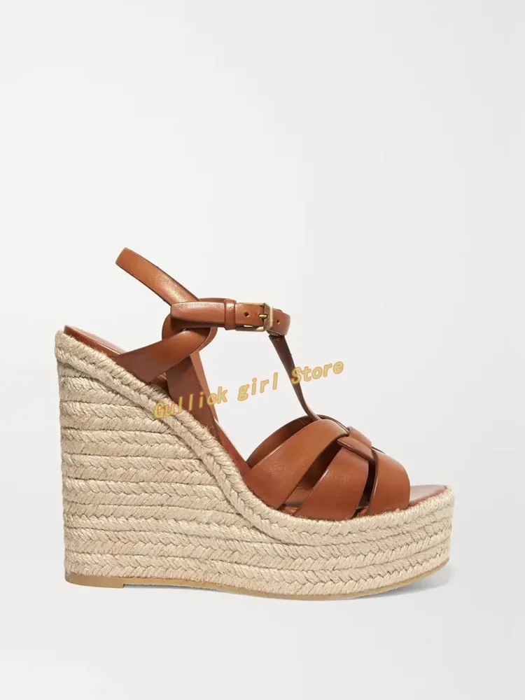Zeppe Platform Braid Sandals T - Leather Belt Braided recensione e prezzo