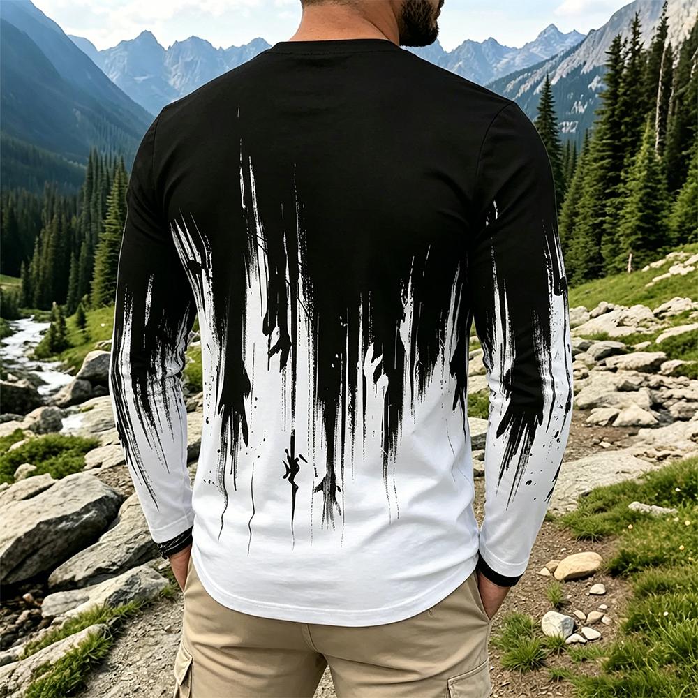 T-shirt a maniche lunghe da uo - Men'S Tops Fashion recensione e prezzo
