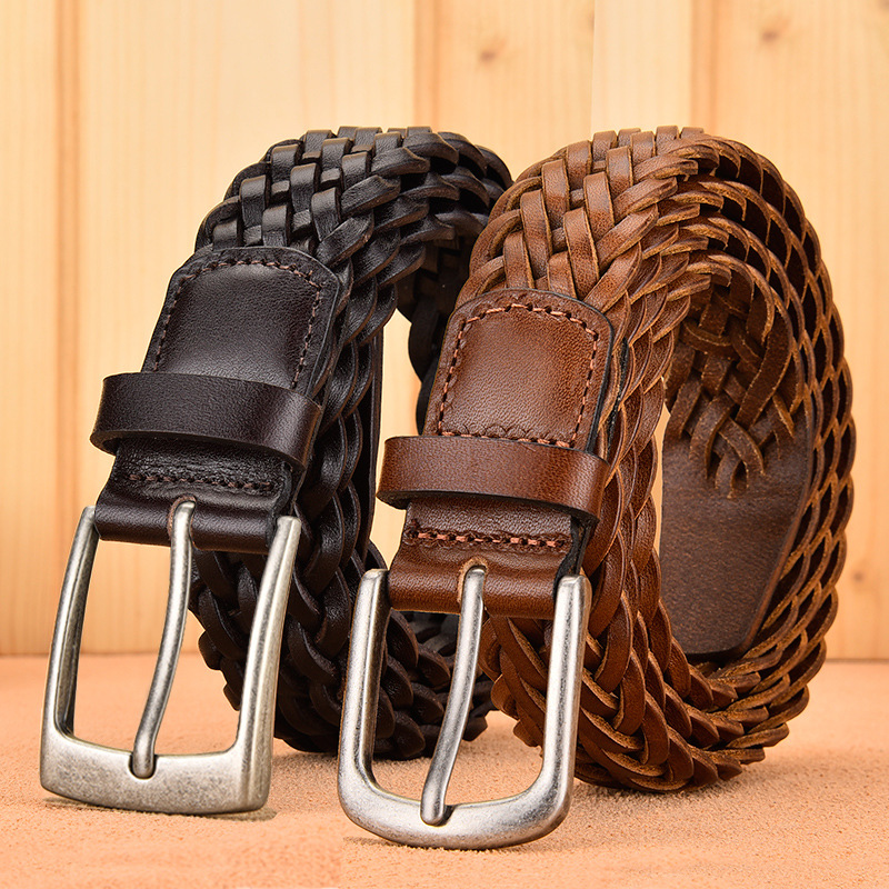 2025 Cintura da uomo in vera p - Leather Belt Braided recensione e prezzo